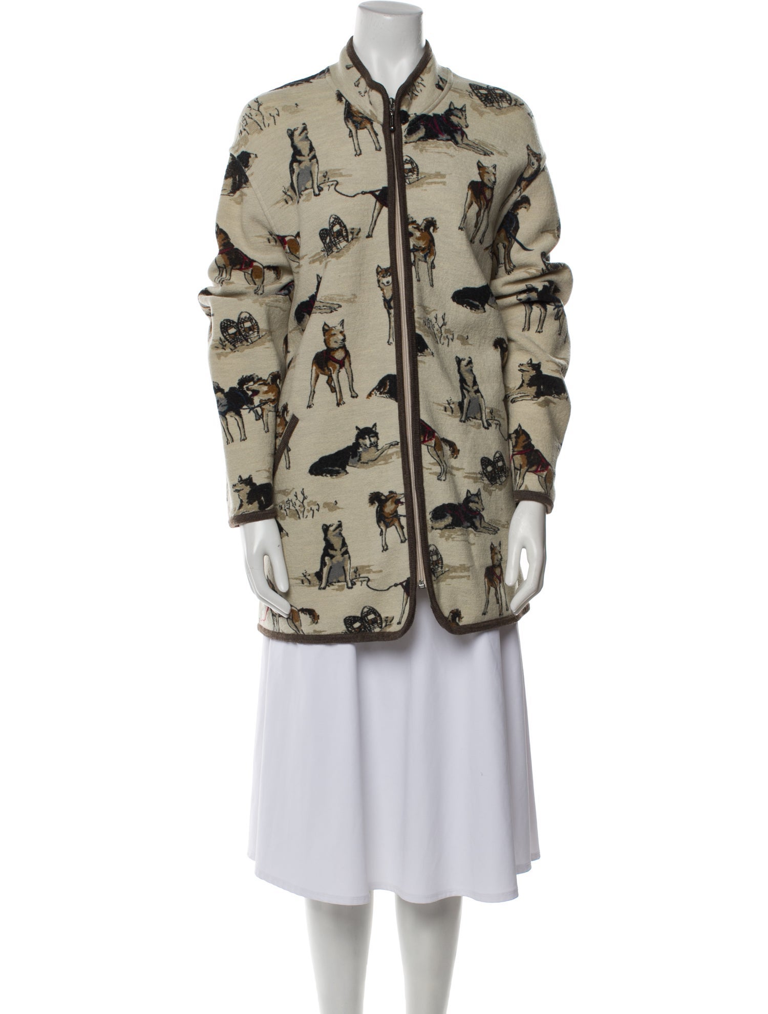 Geiger Floral Print Coat