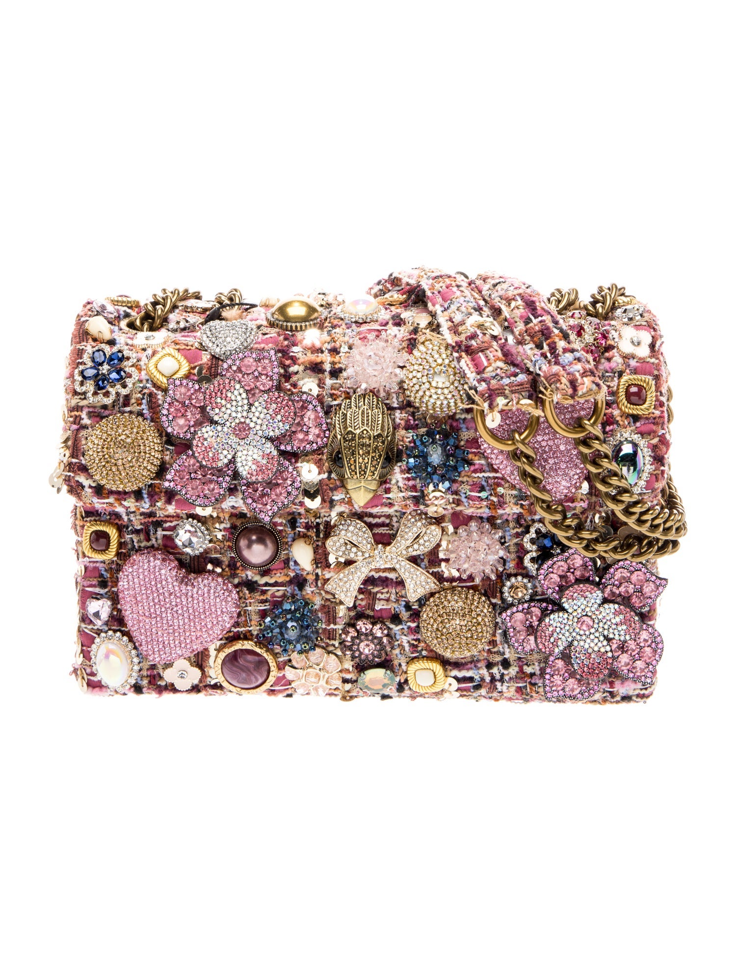 Geiger Tweed Top Handle Bag