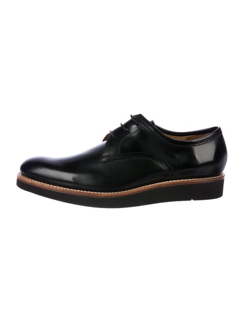 Grenson Lennie Leather Derby Shoes Black