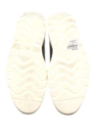 Grenson Leather Fringe Trim Accent Loafers