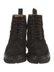 Grenson Suede Combat Boots