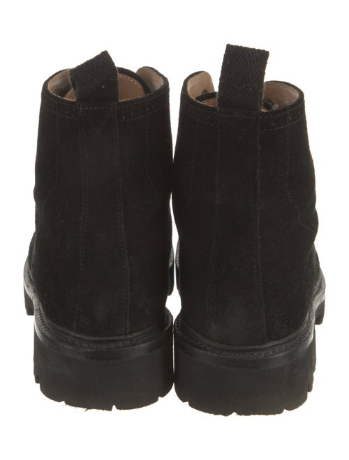 Grenson Suede Combat Boots