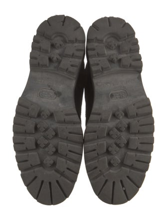 Grenson Suede Combat Boots