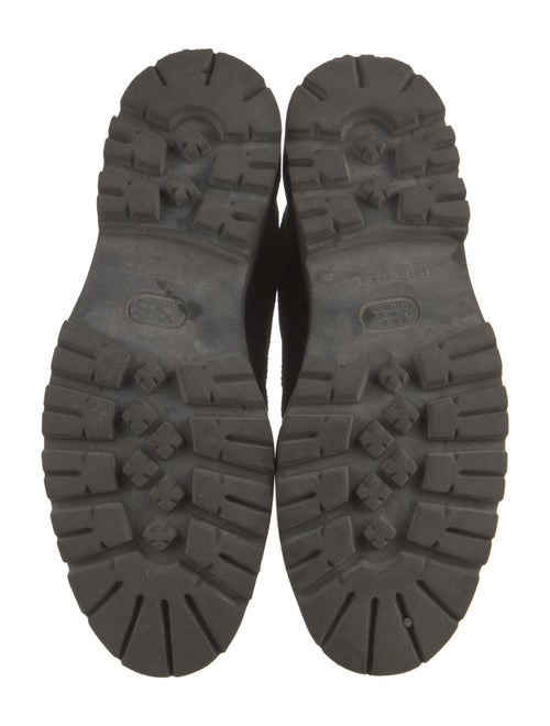 Grenson Suede Combat Boots