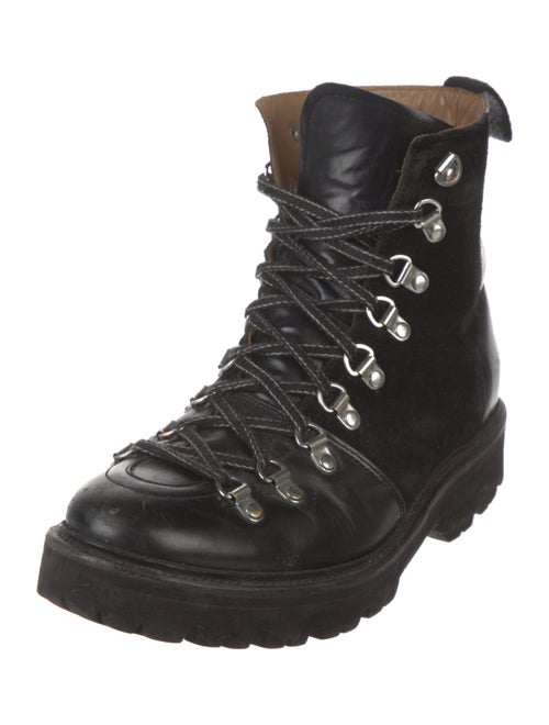Grenson Leather Combat Boots