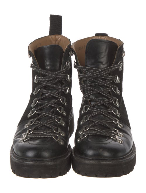 Grenson Leather Combat Boots