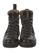Grenson Leather Combat Boots