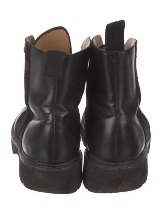 Grenson Leather Combat Boots