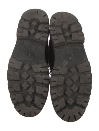 Grenson Leather Combat Boots