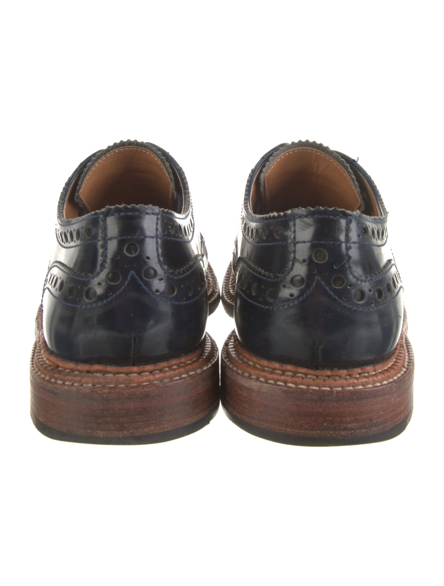 Grenson Leather Lasercut Accents Brogues