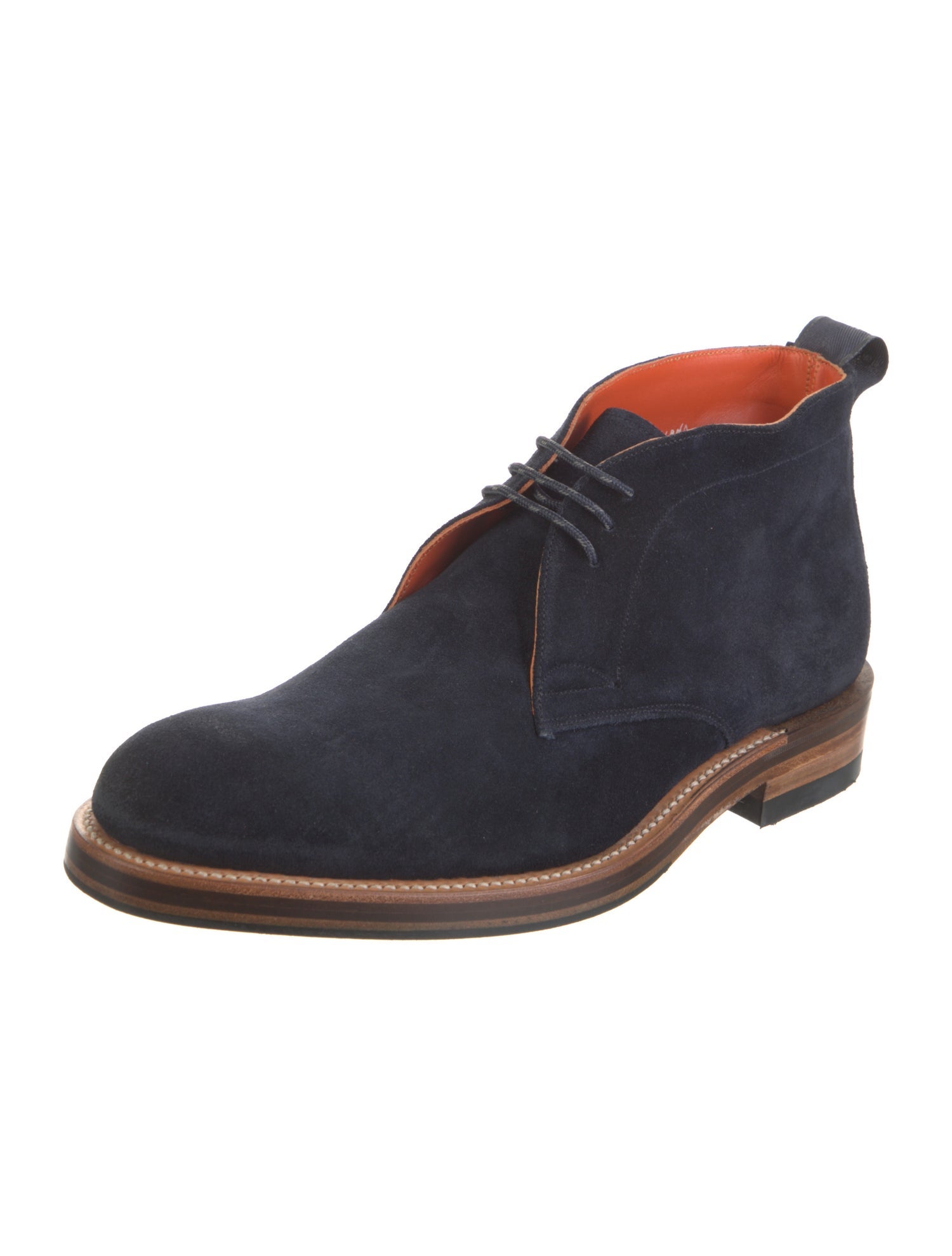 Grenson Suede Lace-Up Boots
