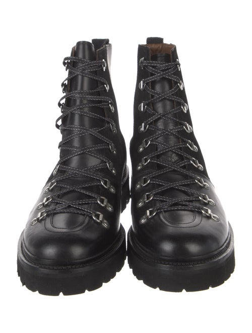 Grenson Leather Combat Boots