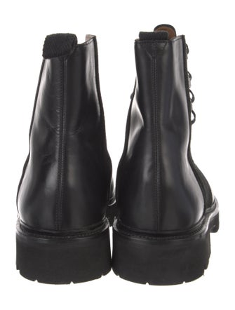 Grenson Leather Combat Boots