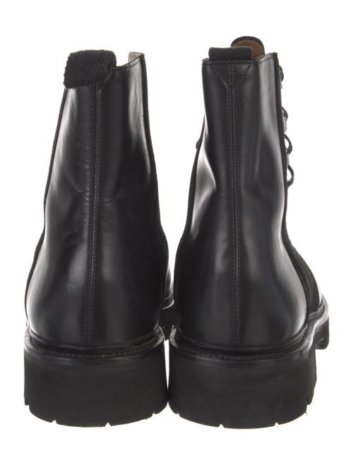Grenson Leather Combat Boots