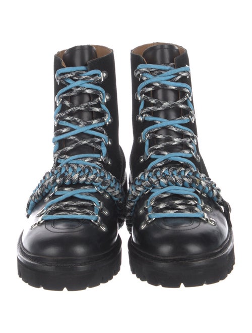 Grenson Leather Combat Boots