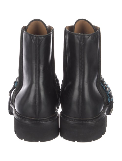 Grenson Leather Combat Boots