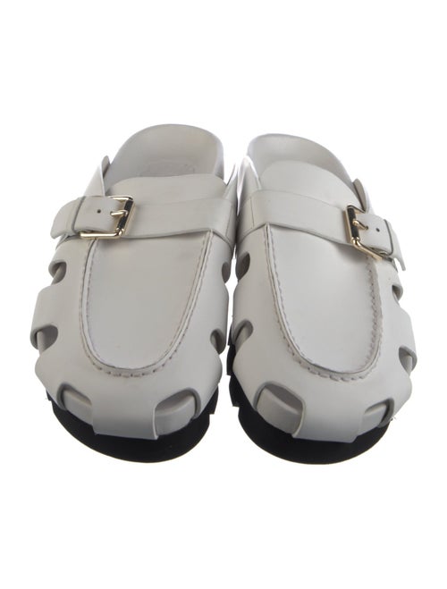 Grenson Leather Cutout Accent Mules