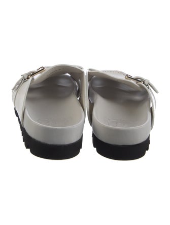 Grenson Leather Cutout Accent Mules