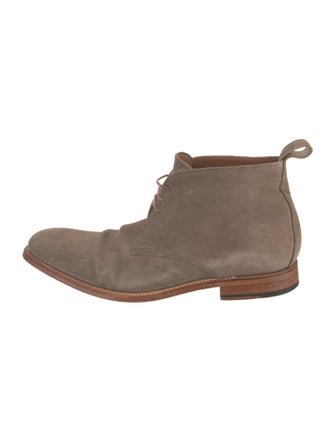 Grenson Suede Lace-Up Boots