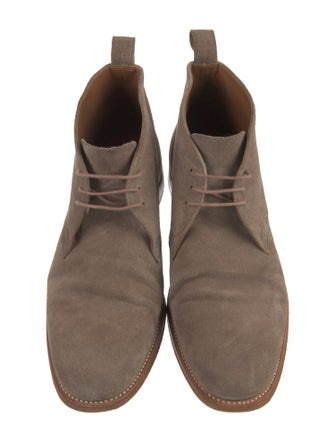 Grenson Suede Lace-Up Boots