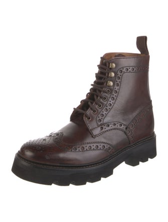 Grenson Leather Lace-Up Boots