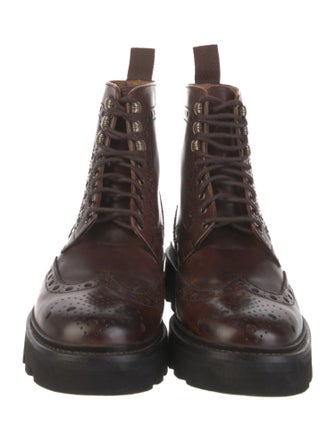 Grenson Leather Lace-Up Boots