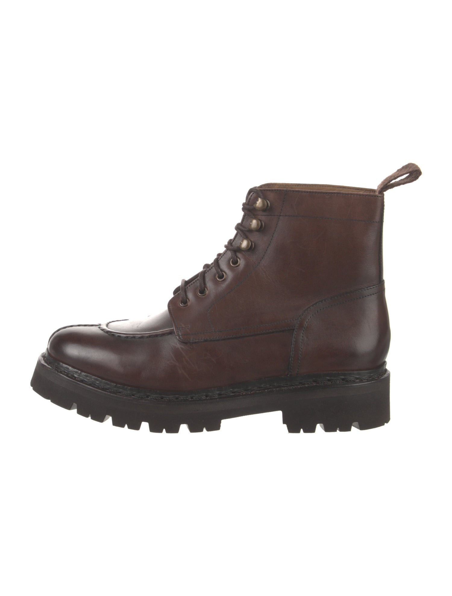 Grenson Leather Lace-Up Boots