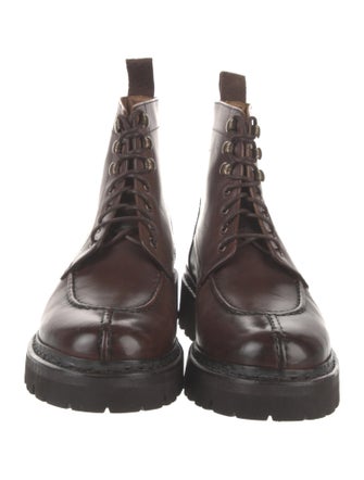 Grenson Leather Lace-Up Boots