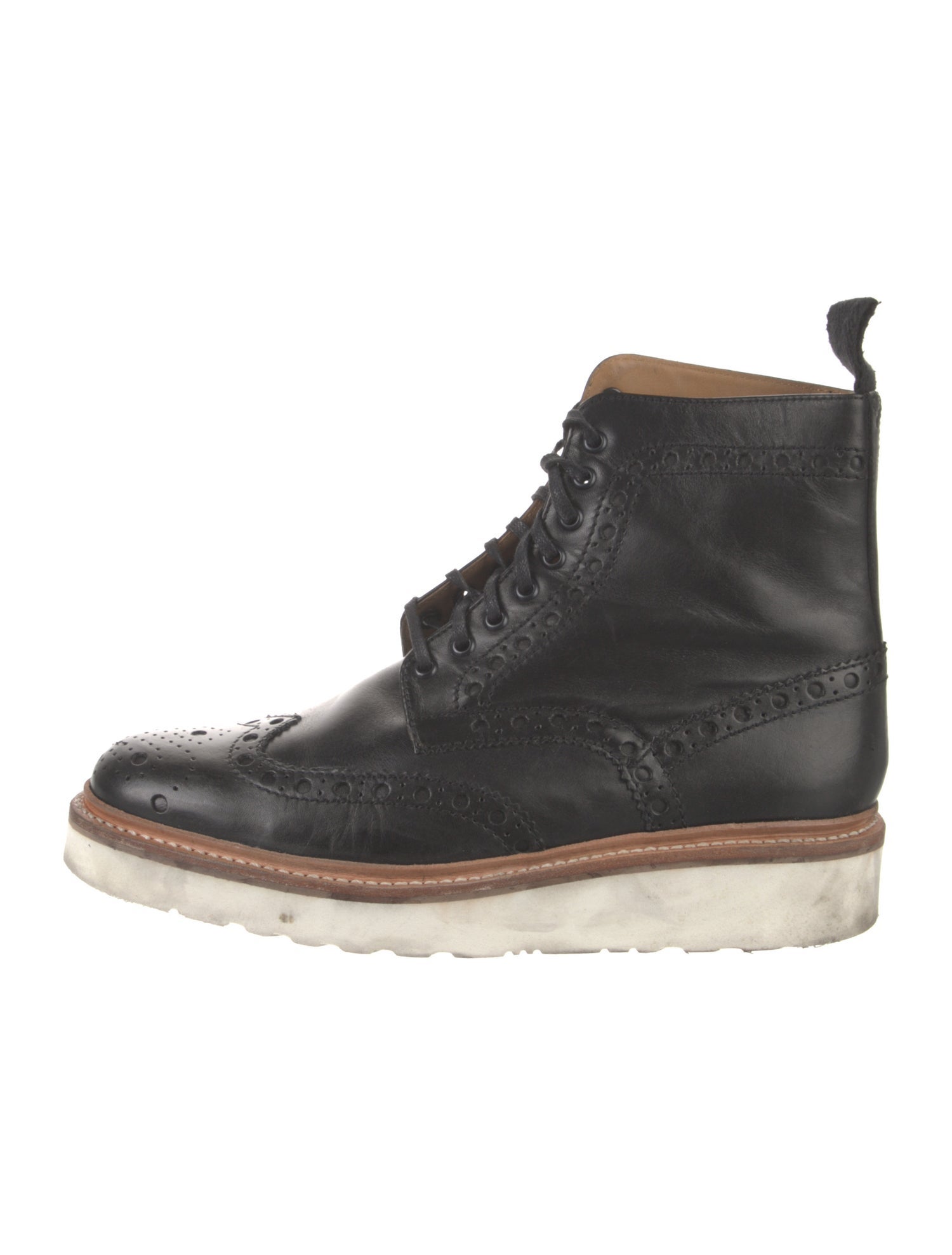Grenson Leather Lace-Up Boots
