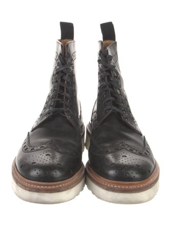 Grenson Leather Lace-Up Boots