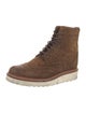 Grenson Suede Lace-Up Boots