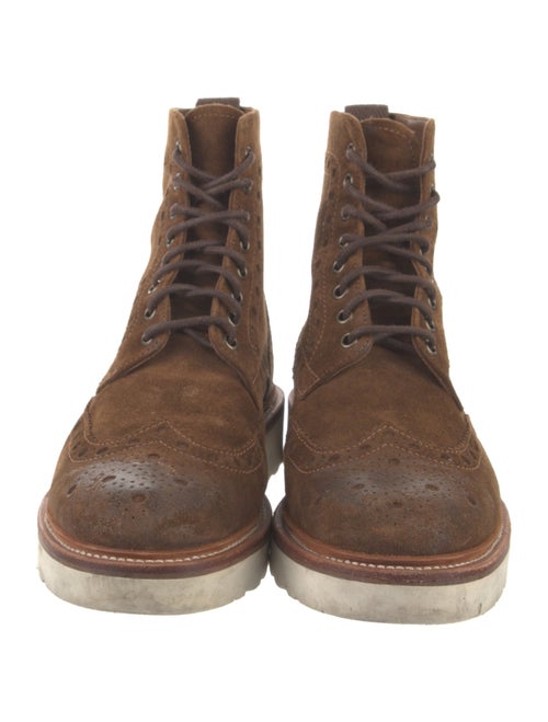 Grenson Suede Lace-Up Boots