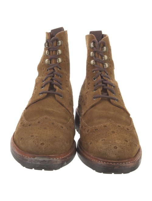 Grenson Suede Lace-Up Boots