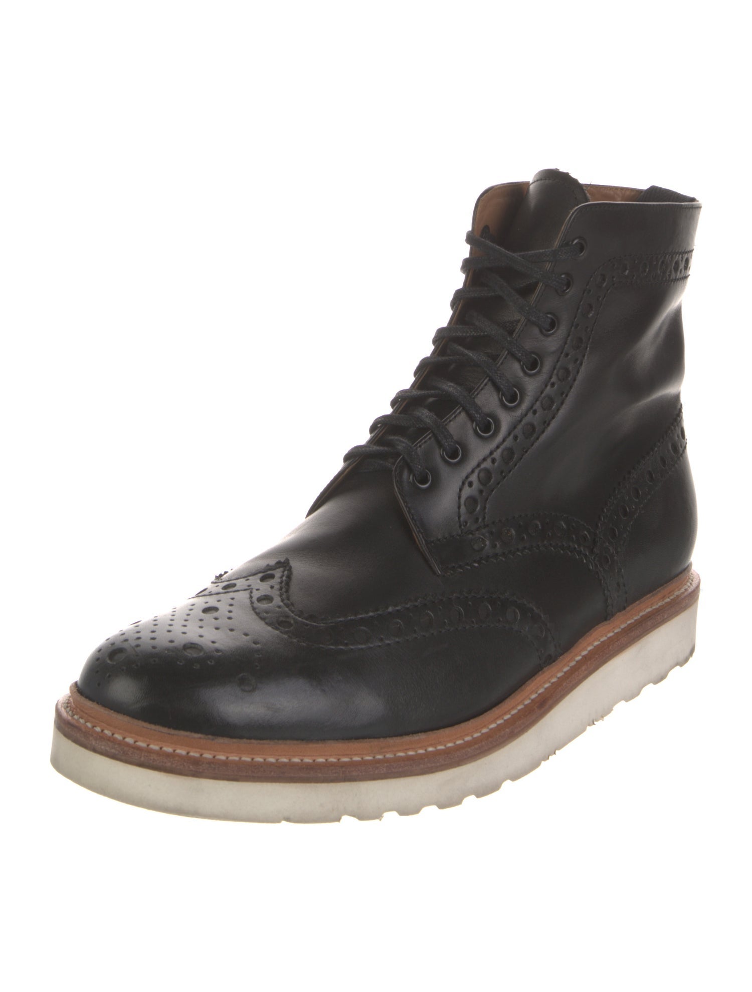 Grenson Leather Lace-Up Boots