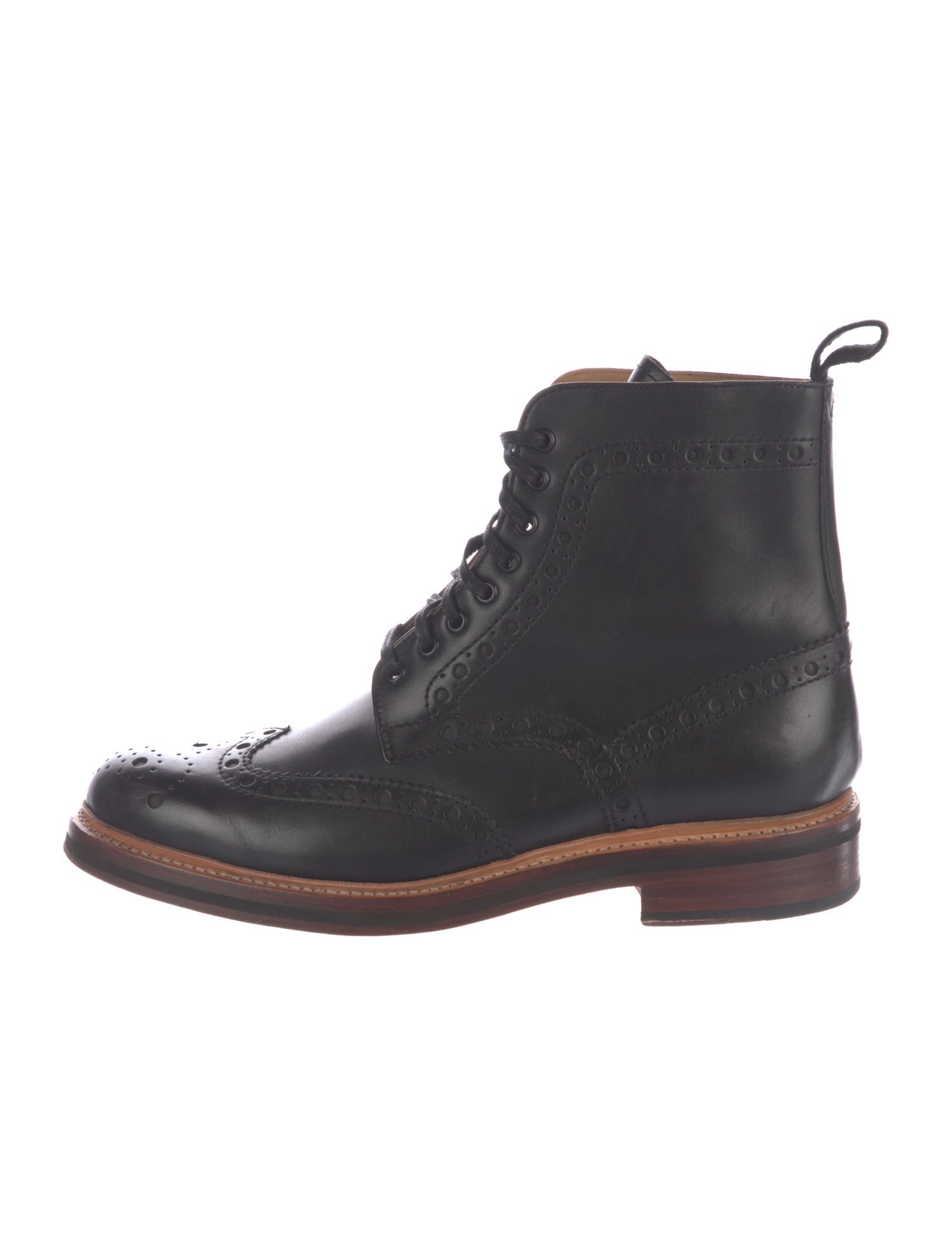 Grenson Leather Lace-Up Boots