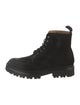 Grenson Suede Combat Boots