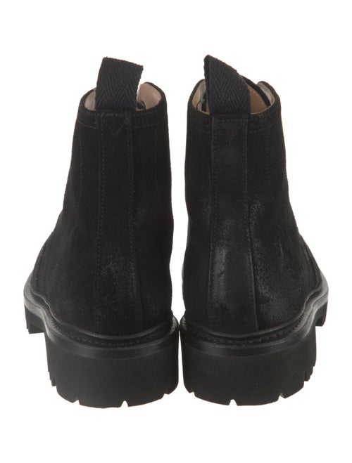 Grenson Suede Combat Boots