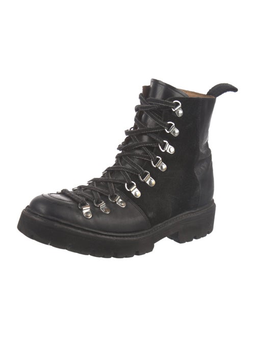 Grenson Leather Combat Boots