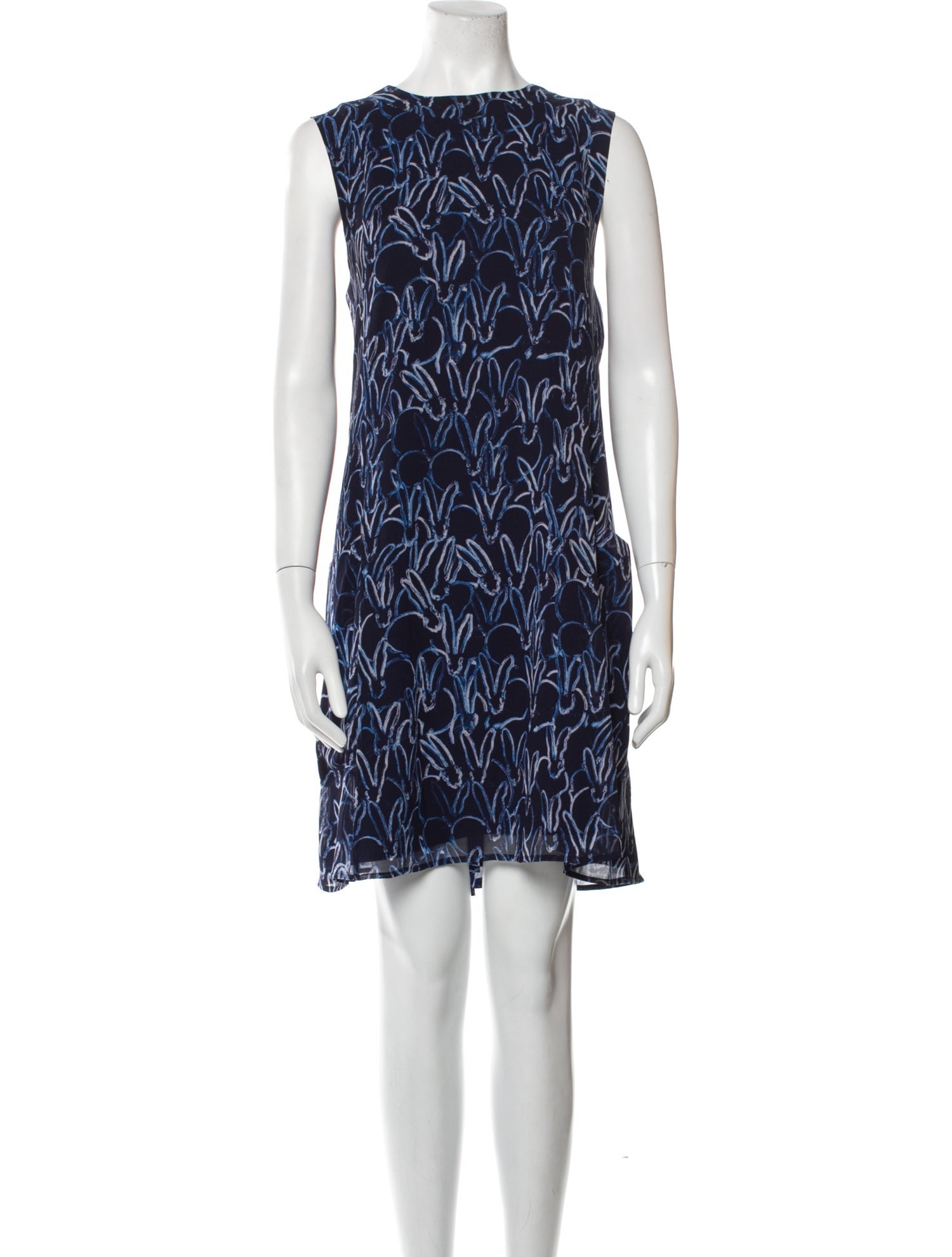 Grey by Jason Wu Printed Knee-Length Dress