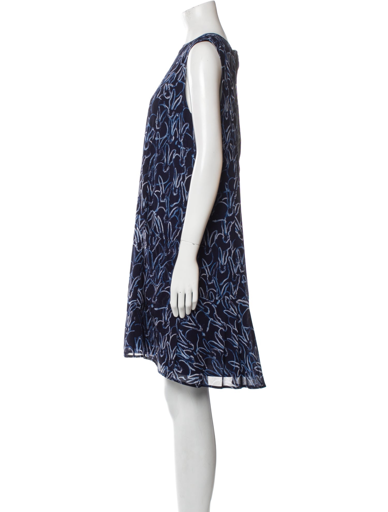 Grey by Jason Wu Printed Knee-Length Dress