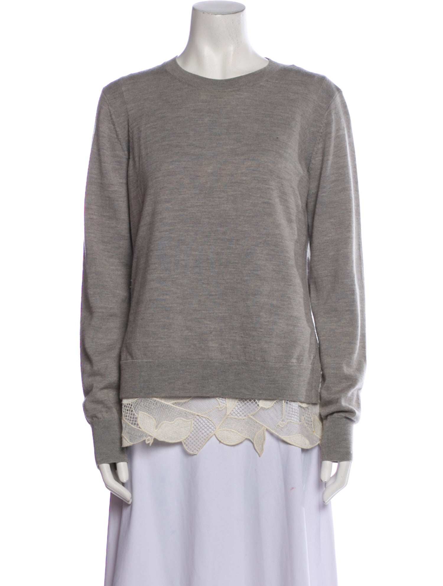 Grey by Jason Wu Wool Crew Neck Sweater