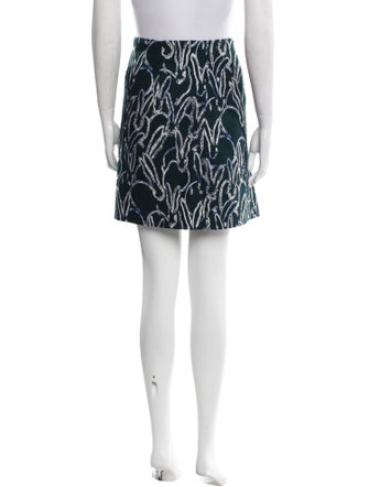 Grey by Jason Wu Printed Mini Skirt
