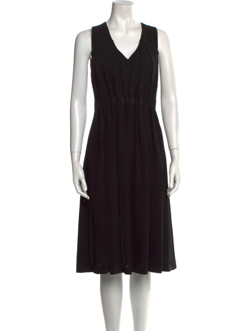 Grey by Jason Wu V-Neck Midi Length Dress