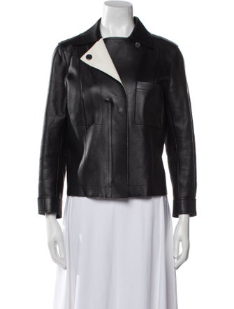 Grey by Jason Wu Leather Biker Jacket