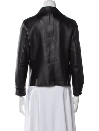 Grey by Jason Wu Leather Biker Jacket