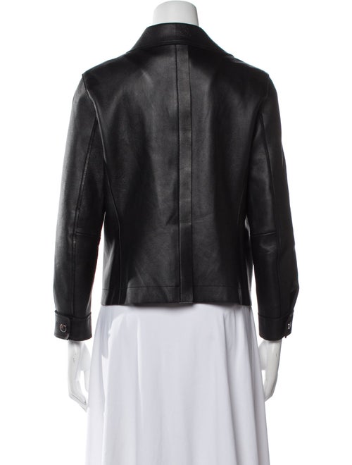Grey by Jason Wu Leather Biker Jacket