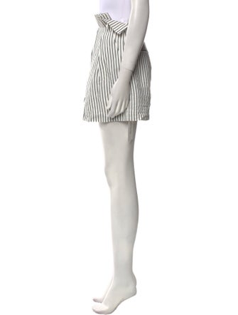 Grey by Jason Wu Striped Mini Shorts
