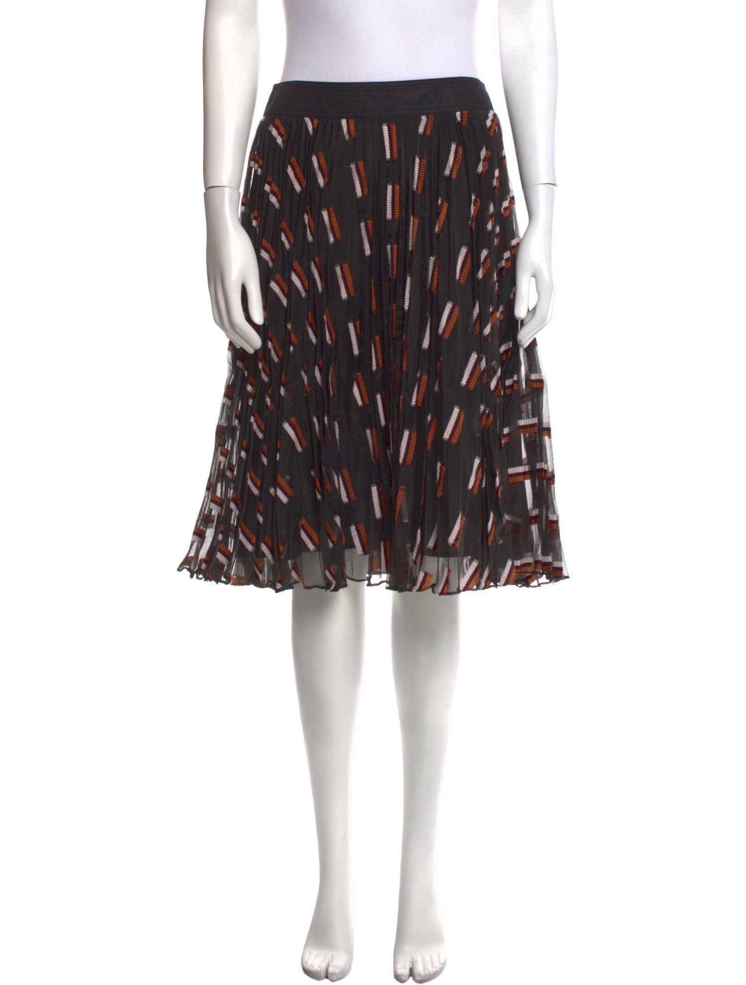 Grey by Jason Wu Printed Knee-Length Skirt