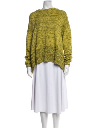 Grey by Jason Wu Patterned Crew Neck Sweater