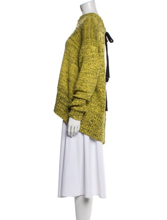 Grey by Jason Wu Patterned Crew Neck Sweater